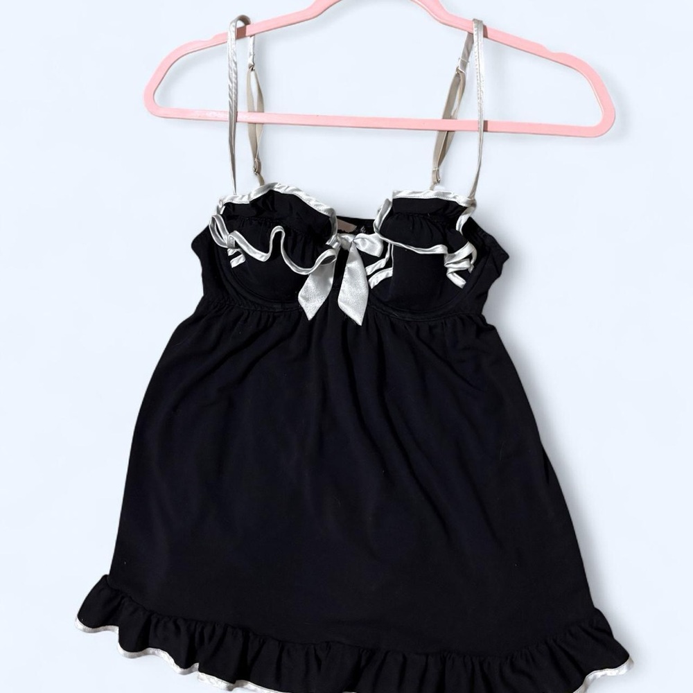 Victoria's Secret Black and White Babydoll